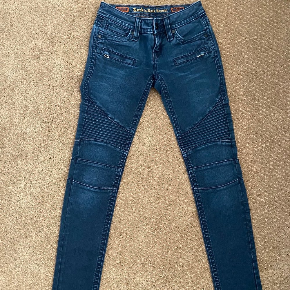 Rock Revival Sheryl Skinny Moto Jeans